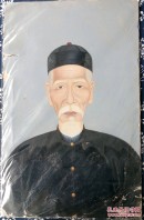 清代 油画 人物画像 男 31*50cm 8成