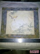 老品丝绸花鸟画(27.5x22.6)B