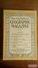 现货 national geographic美国国家地理1927年4月(整体品相非常好，彩色插图，但侧面有部分水渍)含中国农民内容