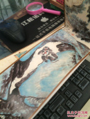 猴年吉祥：百猴图（有外盒，折叠版）一面百猴图一面是百猴明信片