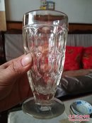 民国高通浮雕玻璃香槟杯