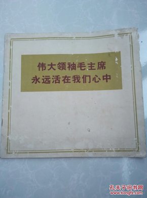 伟大领袖毛主席永远活在我们心中/新闻展览图片1976-9第18期