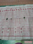 老广告纸:徐州市文教品制造业毛笔组同业公议价目表(1951年)