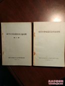 南开大学右派反动言论选辑 第一、二集 两本一套 合售