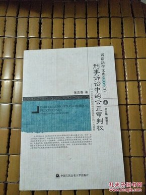 刑事诉讼中的公正审判权：以〈公民权利和政治权利国际公约〉为基础(全品)