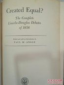 58版林肯─道格拉斯辩论Created Equal? The Complete Lincoln-Douglas Debates of 1858