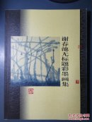 谢春池无标题彩墨画集（作者签赠本）