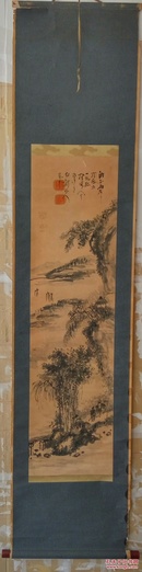 国画：日本近代南画名家“菅原白龙”山水