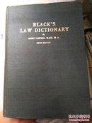 BLACK'S LAW DICTIONARY