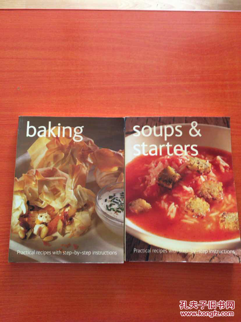 【step-by-step baking】【step-by-step soups & starters】【合售】