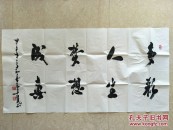 陕西书法名家江岚 四尺书法