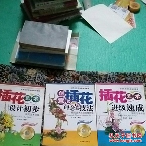 实用花艺师技能培训教程(三册全，带光盘)