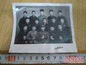 老照片 友谊留念合影1968 带毛像、拿红宝书