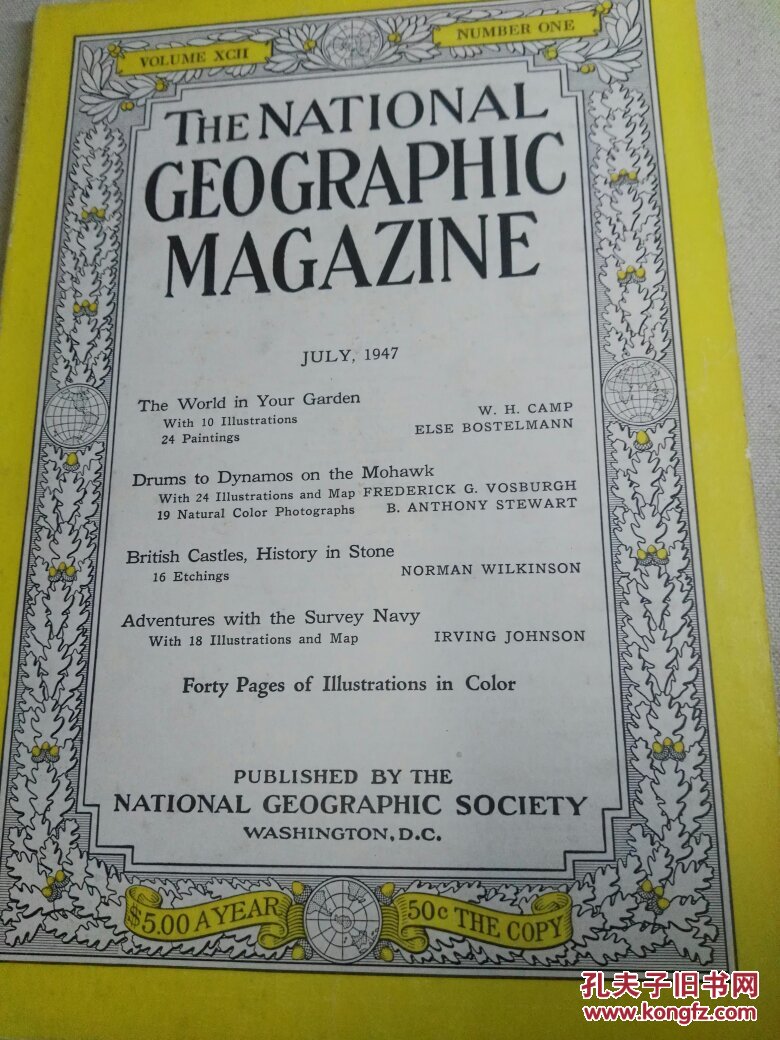 THE NATIONAL GEOGRAPHIC MAGAZINE  JULY 1947