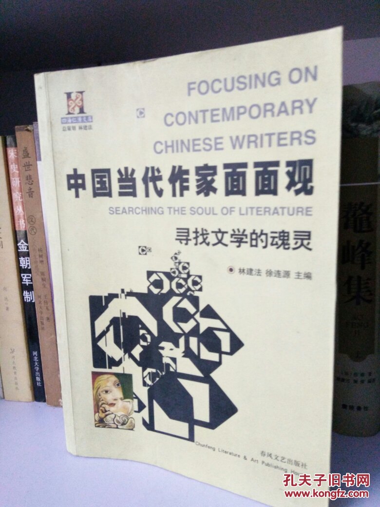 中国当代作家面面观:寻找文学的魂灵，包邮（杂柜）