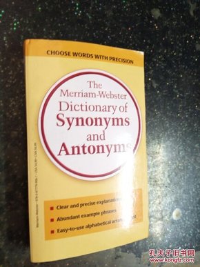 The Merriam-Webster Dictionary of Synonyms and Antonyms