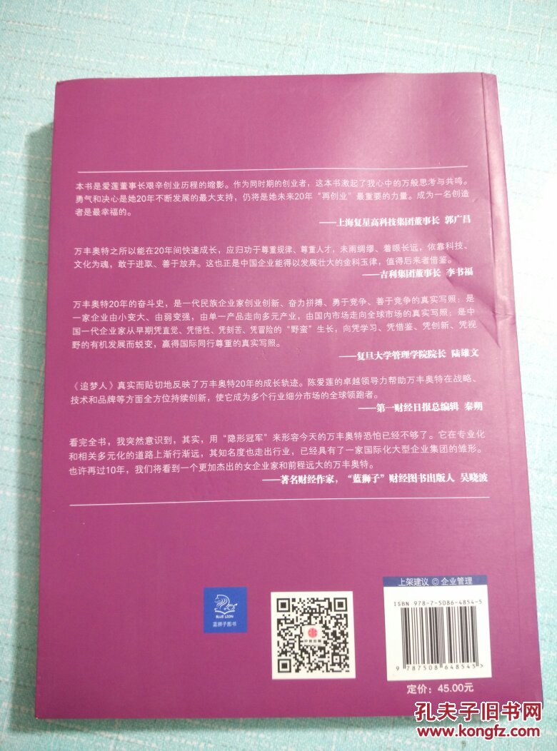追梦人(陈爱莲与万丰奥特二十年)