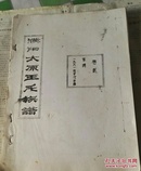 濮阳太原王氏族谱   油印版