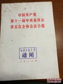 中国共产党第十一届中央委员会第五次全体会议公报