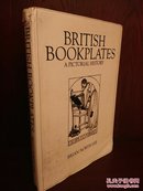 British Bookplates: A Pictorial History【插图英国藏书票史，大开本，布面精装本】