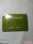 国立第一中学校友录（1938-1949）