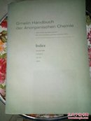 GMELIN HANDBUCH DER ANORGANISCHEN CHEMIE:盖墨林无机化学手册第8版补编，索引，化学式索引8卷，德语书