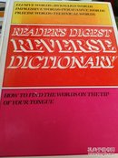 Reader's Digest Reverse Dictionary        M