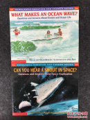 WHAT MAKES AN OCEAN WAVE? CAN YOU HEAR A SHOUT IN SPACE?【英文原版少儿太空知识科普问答】两本合售