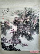 王书林；山水画---寒山春色