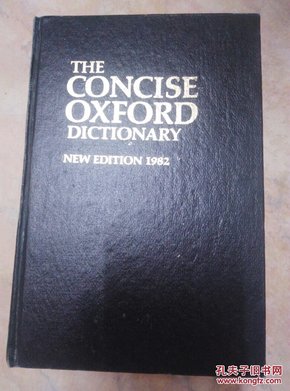 THE CONCISE OXFORD DICTIONARY