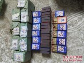 老火柴 花卉火柴一威远火柴厂制原包装每包10盒共11包115盒见图