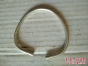 清代银手镯带商号