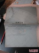 现货 national geographic美国国家地理1942年12月亚洲地图