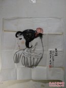 陕西画家刘文西人物画作品（宣纸纯手绘）