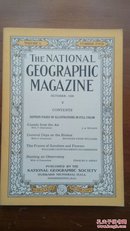 现货national geographic美国国家地理1926年10月(品相极好，接近全新，彩色插图)俯瞰加拿大，里维埃拉嘉年华，法国阳光和鲜花