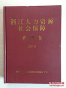 浙江人力资源社会保障 合订本 2015（精装本，大16开厚册）