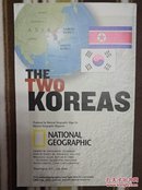 National Geographic国家地理杂志地图系列之2003年7月 The Two Koreas 南北韩地图