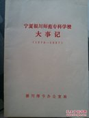 宁夏银川师范专科学校大事记（1978--1987）
