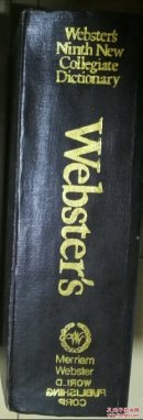 Webster's Ninth New Collegiate Dictionary 韦氏新大学词典第九版现货
