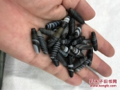 老玛瑙珠子32个
