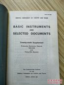 BASIC INSTRUMENTS AND SELECTED DOCUMENTS