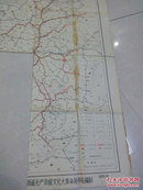 革命师生徒步串连山西路线参考图(1966年)