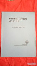 INVESTMENT ADVISERS ACT OF  1940