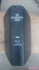1963年美国工程索引(合订本N一Z)