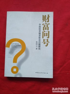 财富问号/中国投资融资前沿问题探究