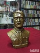 国外回流二战时期著名人物纯铜半身雕像，人物名称看图自定。