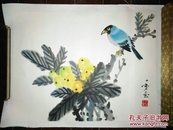 上海市著名画家【乔木】花鸟