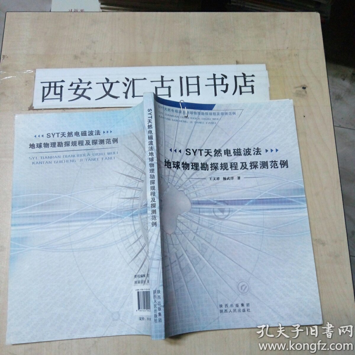 签名本：SYT天然电磁波法地球物理勘探规程及探测范例