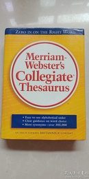 merriam-webster`s collegiate thesaurus《韦氏同义词典》英文原版 16开精装厚册 1993年版 9品