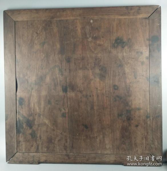 清代红木或紫檀八仙桌面